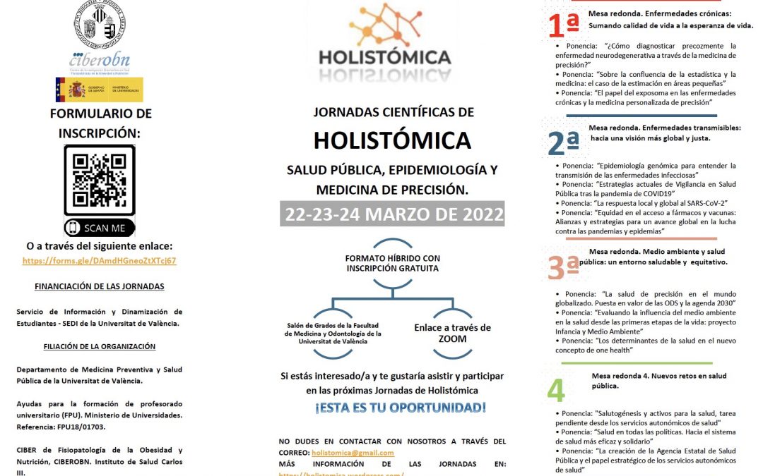 (Español) Ildefonso Hernández participa en las Jornadas Científicas de Holistómica: ” Salud Pública, Epidemiología y Medicina de Precisión”.