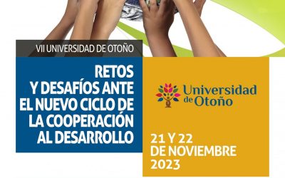 Participamos en la Universidad de Tardor: Retos y Desafíos antes el Nuevo Ciclo de la Cooperación al Desarrollo